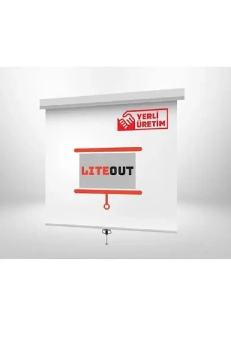 LiteOut 160x160 cm Storlu Manuel Projeksiyon Perdesi