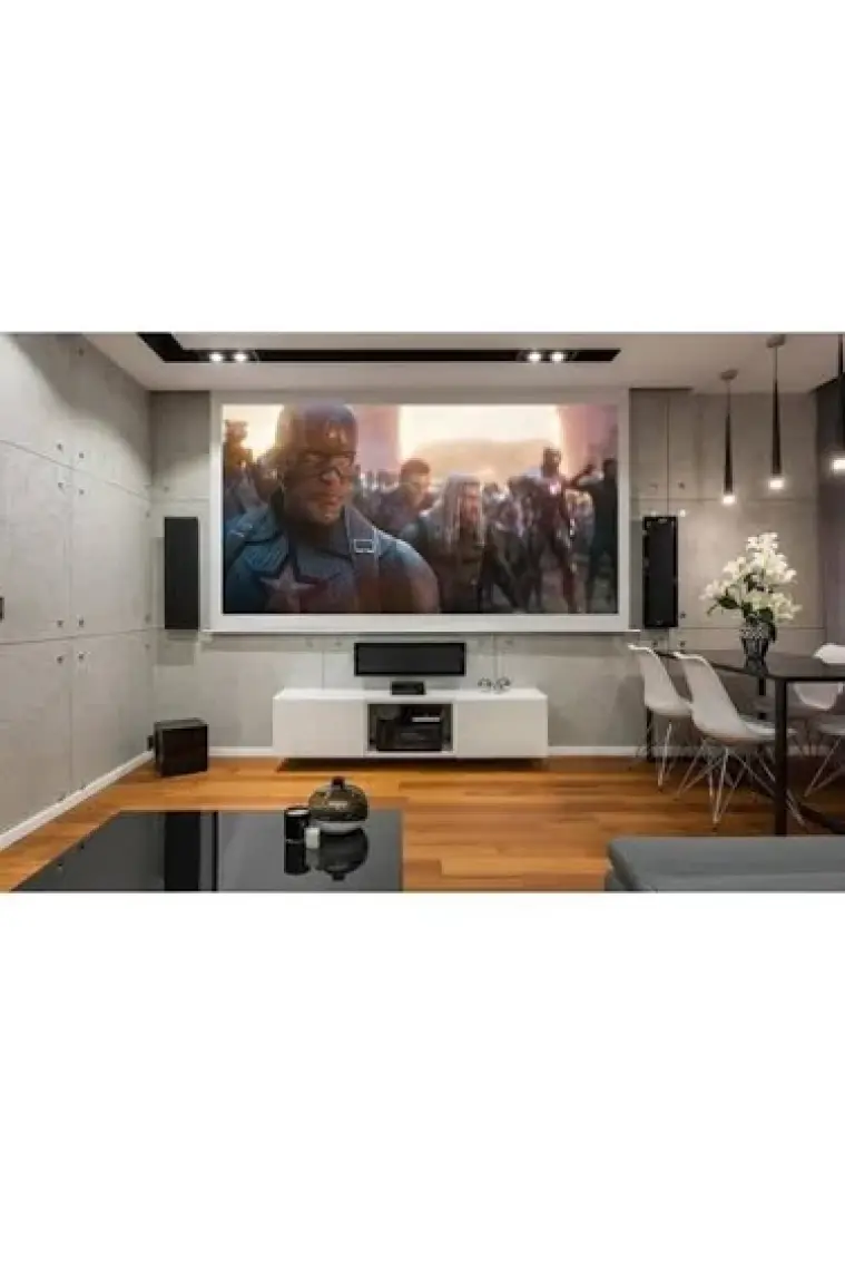 LiteOut 160x160 cm Storlu Manuel Projeksiyon Perdesi