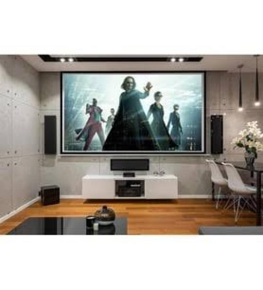 LiteOut LO180M 180x180 cm Motorlu Beyaz Standart Projeksiyon Perdesi (Kumanda Dahil)