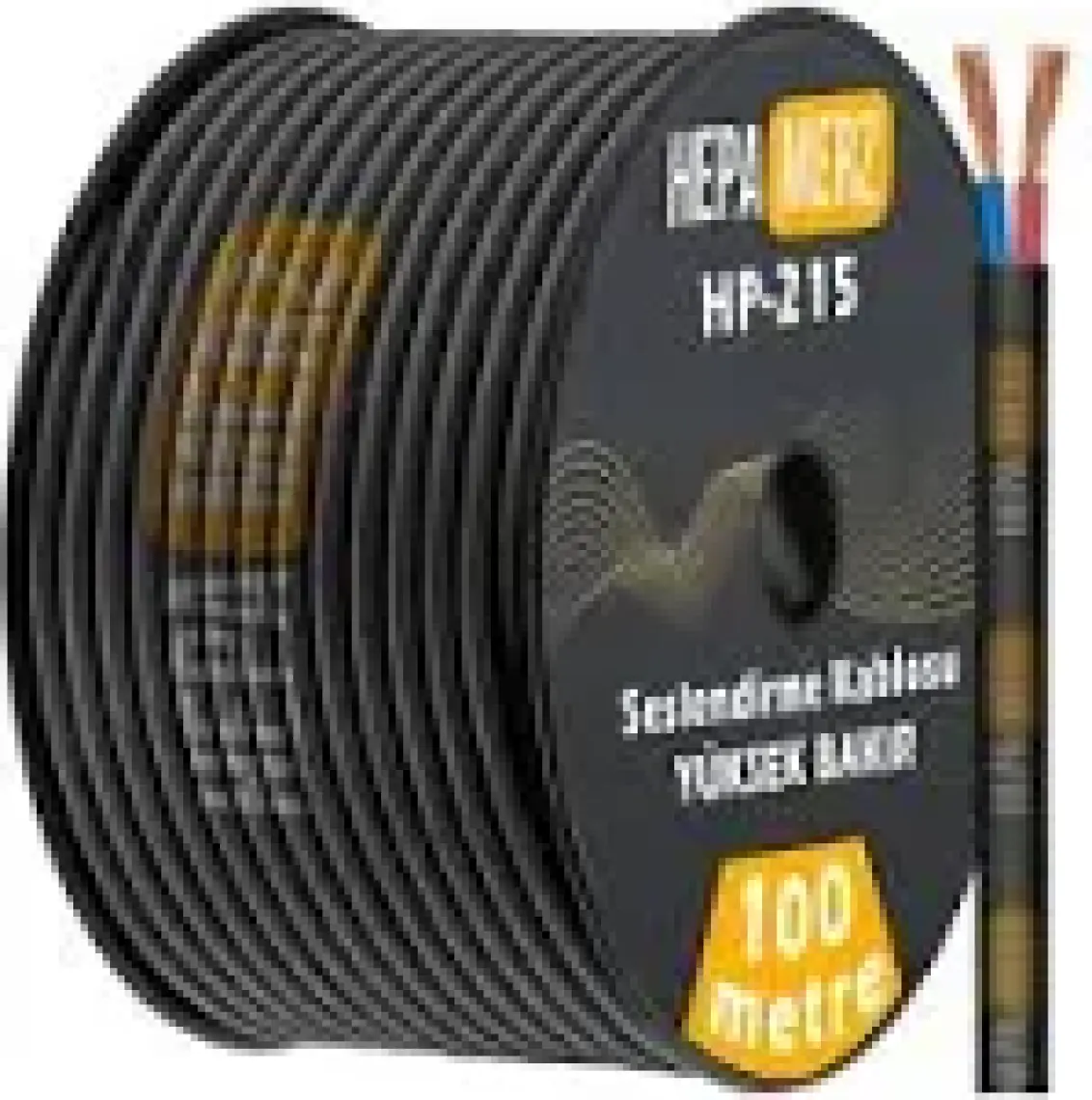 Hepa Merz Hp-215 Tam Bakır 2X1.5 Mm Hoparlör Kablosu 100 Mt