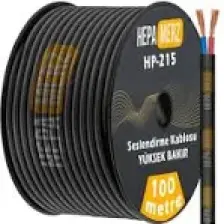 Hepa Merz Hp-215 Tam Bakır 2X1.5 Mm Hoparlör Kablosu 100 Mt
