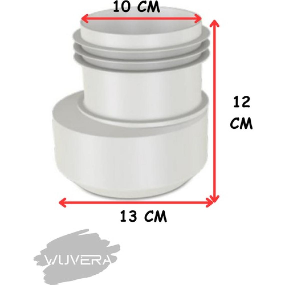 Wuvera Ayarlanabilir Altdan Çıkışlı Klozet Gider Borusu Eksantirik Kada-6cm Kaydırılabilir