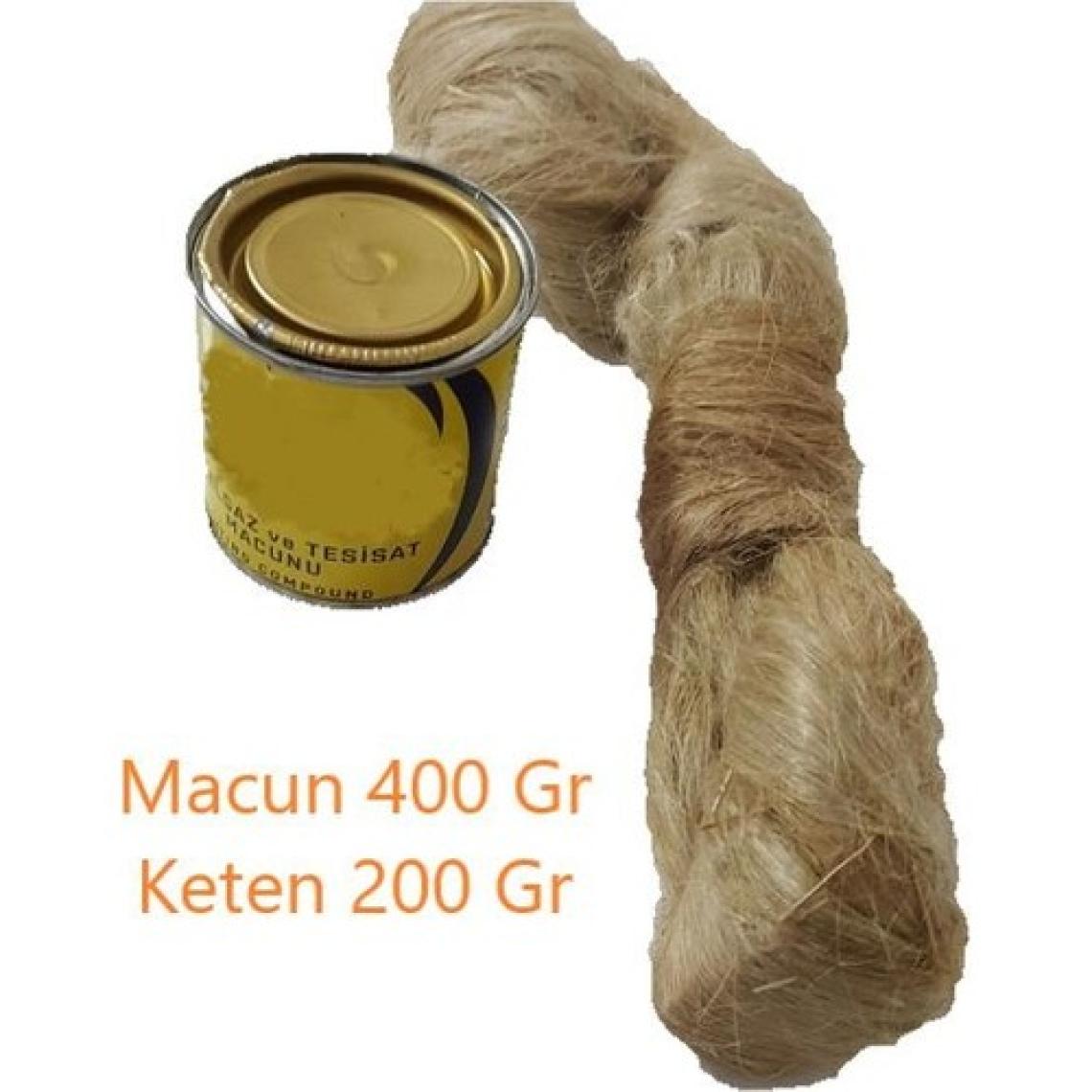 BEZE Keten ve Macun Seti Doğalgaz Macunu ve Tesisat Kendiri Birlikte