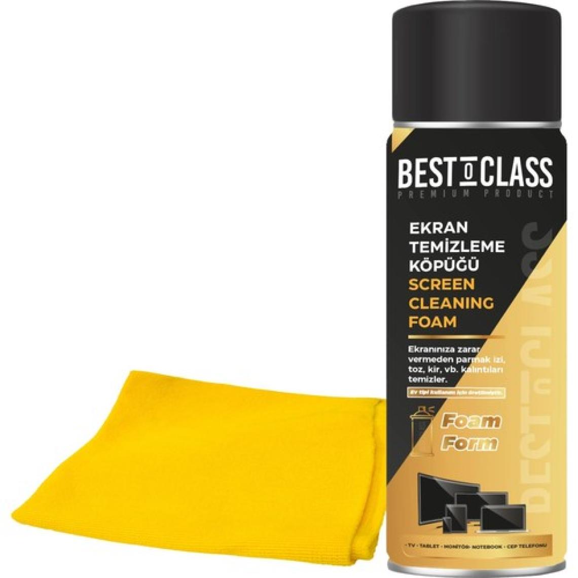 Bestoclass Premium Product Ekran Temizleme Köpüğü 500ML - Tv, Monitör, Tablet, Telefon, Laptop Için Genel Temizleme Köpük - Antistatik