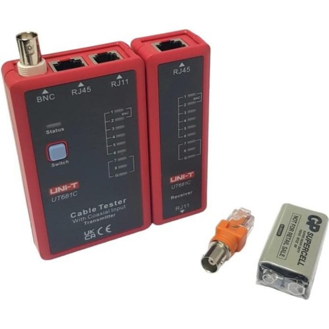 Uni-T UT681C Cat5-Cat6-Cat7 Network Kablo Test Cihazı