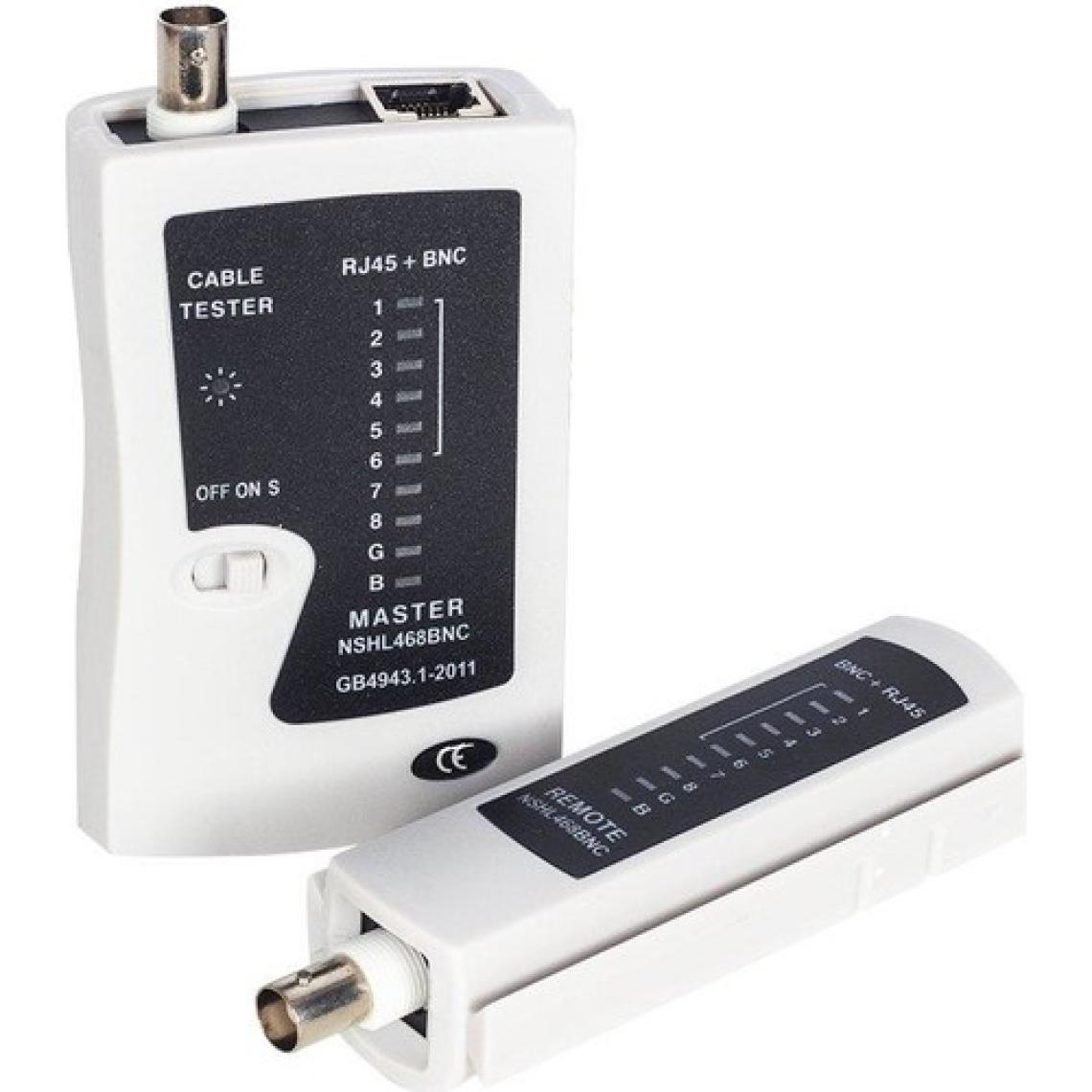 Powermaster CAT5-CAT6-RJ45-BNC Kablo Test Cihazı