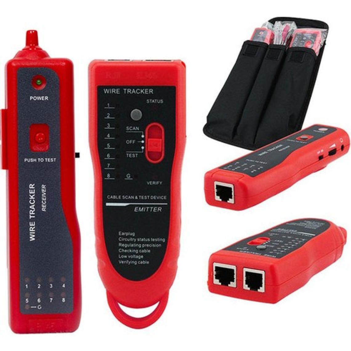Powermaster Lüks Çantalı Kablo Bulucu ve Test Cihazı