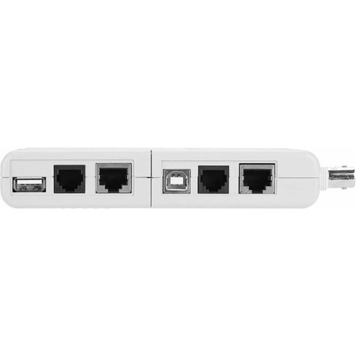 Molix MX-3990 Kablo Test Cihazı USB+BNC+RJ45+RJ11 Remote Cable Tester