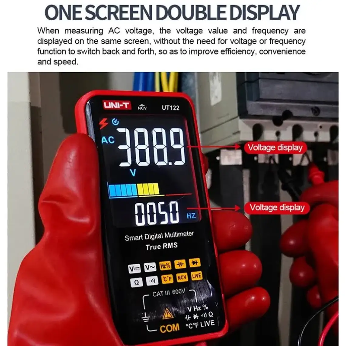 Uni-T UT121A Akıllı Dijital Multimetre Test Cihazı