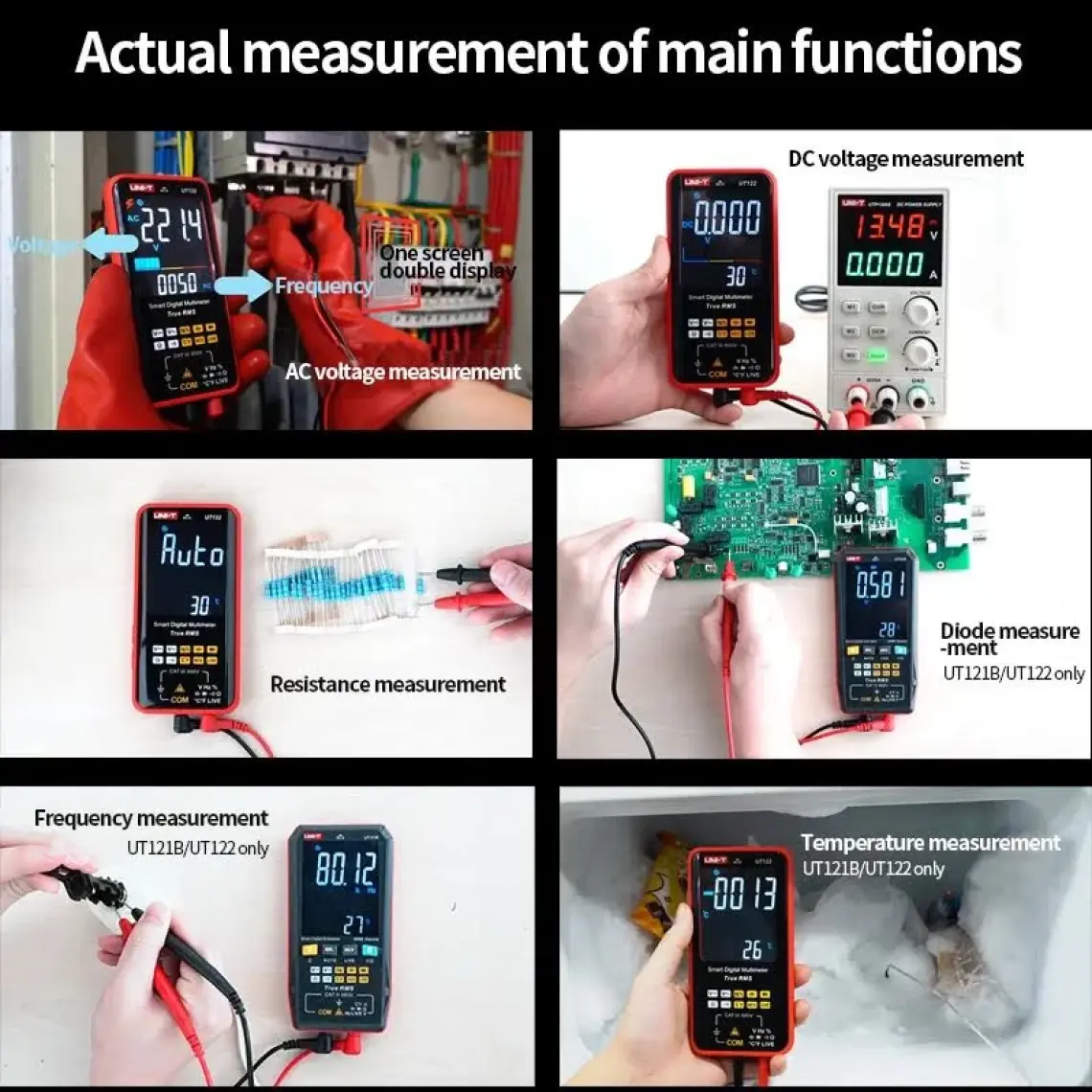 Uni-T UT121A Akıllı Dijital Multimetre Test Cihazı