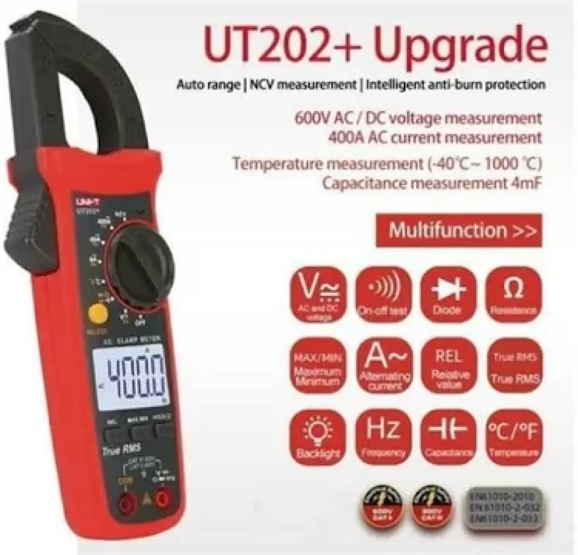 Uni-T UT-202+ Digital Pensampermetre
