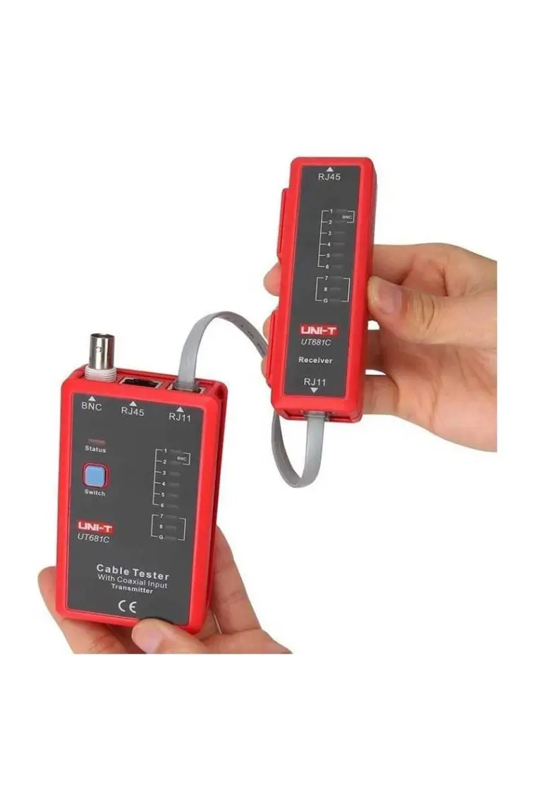 Uni-T UT681C Cat5-Cat6-Cat7 Network Kablo Test Cihazı