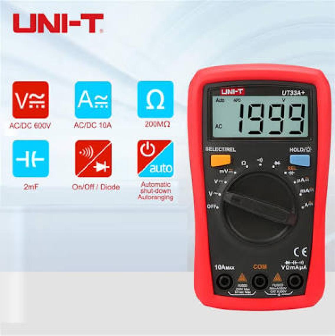 Uni-T UT33A+ Dijital Multimetre