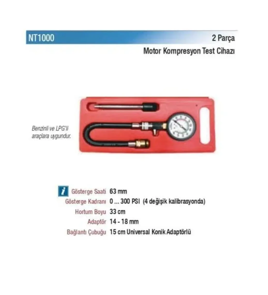 Nt Tools NT1000 Motor Kompresyon Test Cihazı