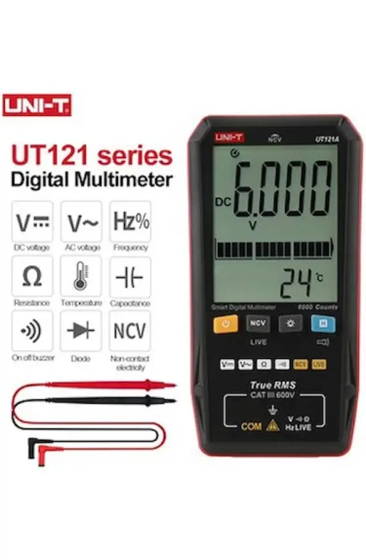 Uni-T UT121B Akıllı Dijital Multimetre Test Cihazı