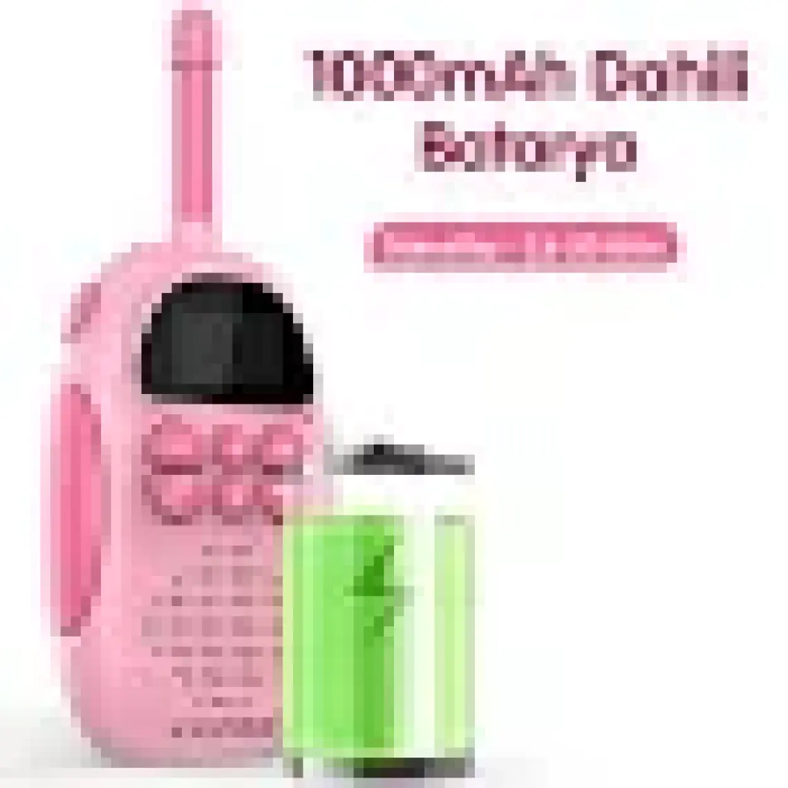 Vrpro Bebek Telsizi Walkie Talkie Mavi-Pembe