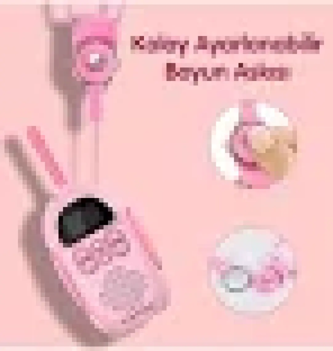 Vrpro Bebek Telsizi Walkie Talkie Mavi-Pembe