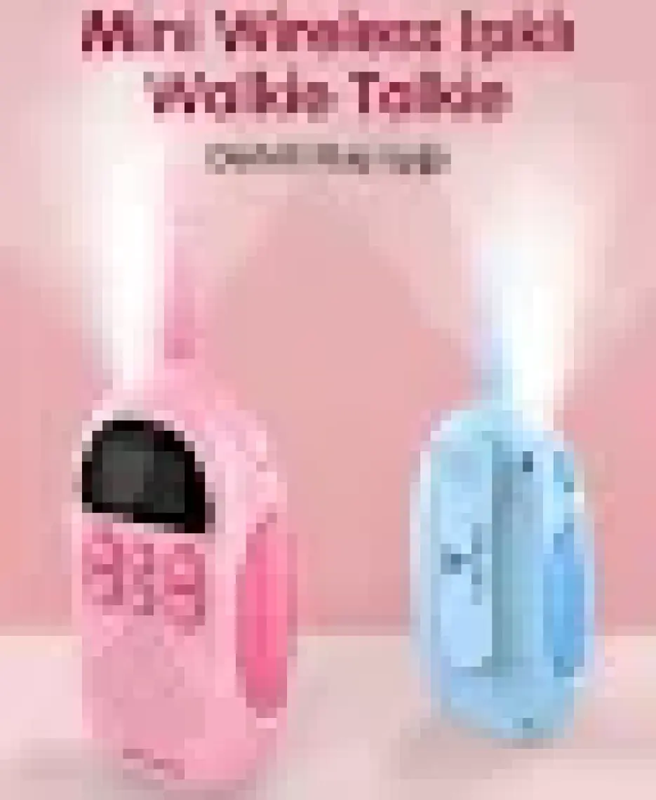 Vrpro Bebek Telsizi Walkie Talkie Mavi-Pembe