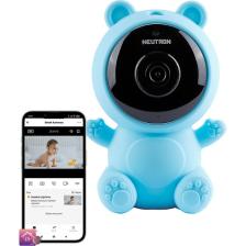 Neutron Ninni Söyleyen Gece Görüşlü Ip Bebek Izleme Kamerası Mavi - App ile Kontrol