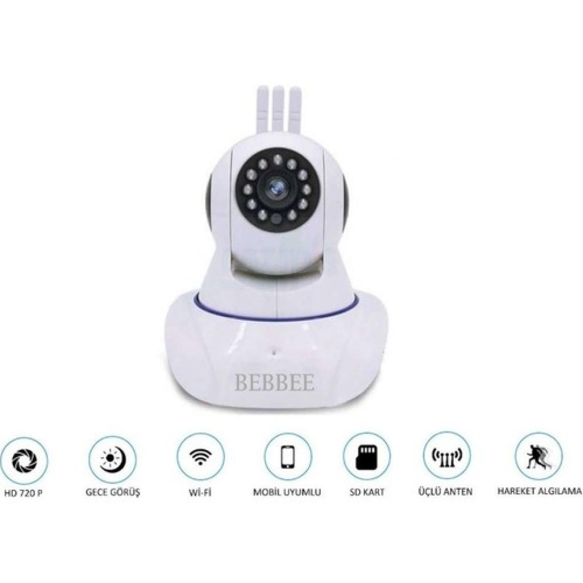 Bebbee Gece Görüşlü HD 360° Wifi IP Güvenlik Ve Bebek Kamerası