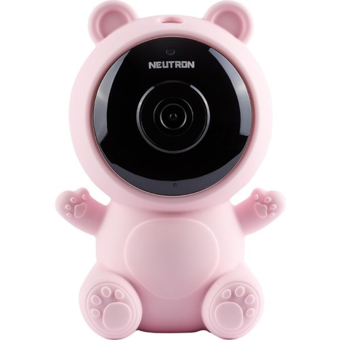Neutron Ninni Söyleyen Gece Görüşlü Ip Bebek Izleme Kamerası Pembe - App ile Kontrol