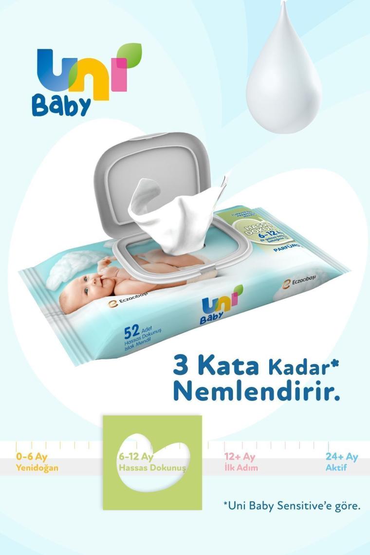 Hassas Dokunuş Islak Mendil 52 Li X 24 Adet