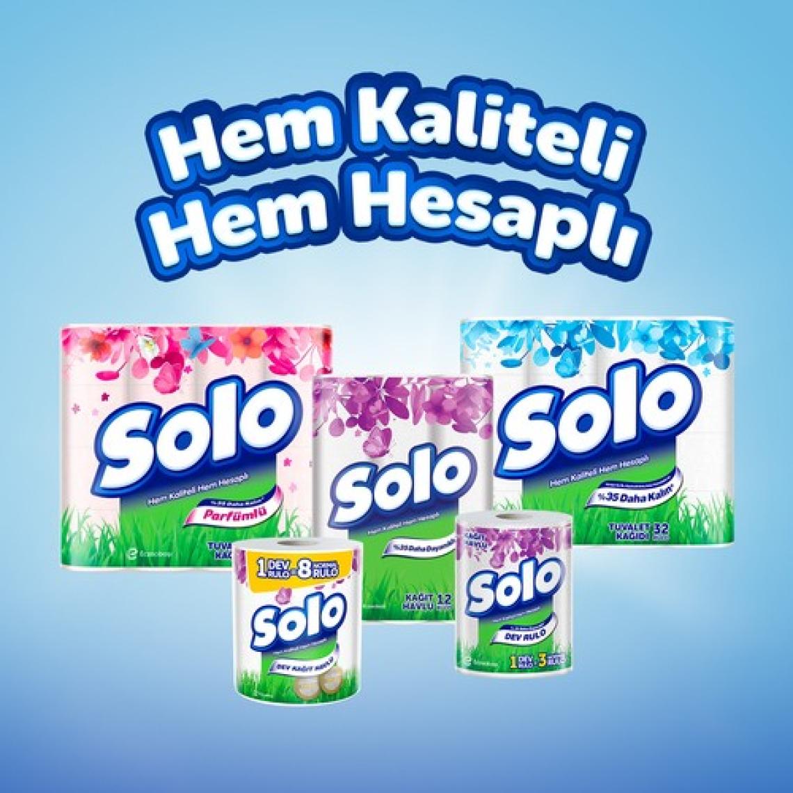 Solo Islak Havlu 90 Yaprak Kapaklı