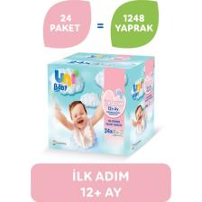 Uni Baby Ilk Adim Islak Mendil 24x52 (1248 Yaprak)