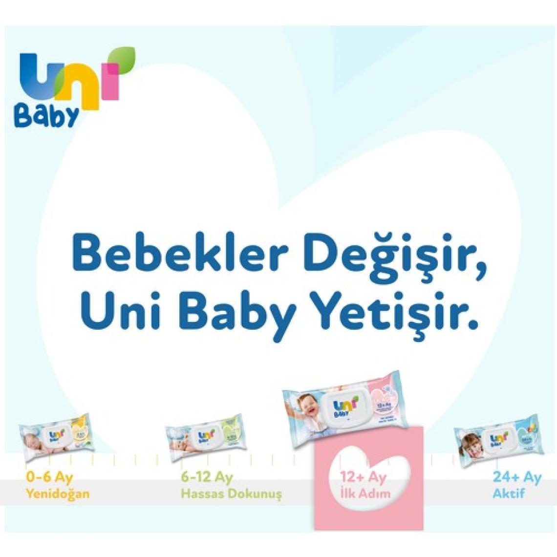 Uni Baby Ilk Adim Islak Mendil 24x52 (1248 Yaprak)
