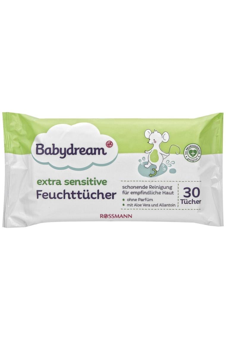 Bebek Islak Mendil Çok Hassas Cilt, Aloe Veralı 30'lu