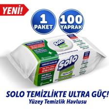 Solo Temizlikte Ultra Güç Sedir Ağacı&Yasemin Esintisi Yüzey Temizlik Havlusu 100 Yaprak