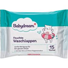 Babydream Bebek Islak Mendil Hassas Cilt, Aloe Veralı 15'li