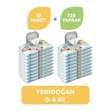 Uni Baby Yenidoğan Islak Mendil 18'li 720 Yaprak