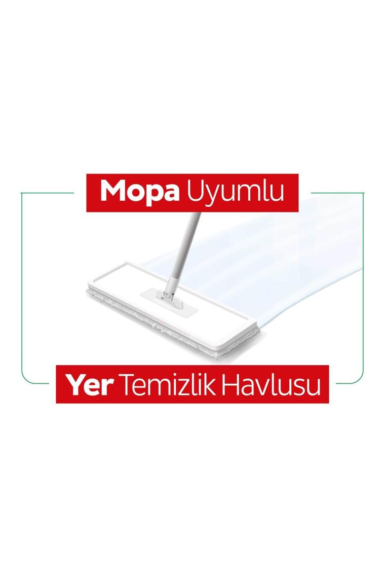 Sleepy Easy Clean Beyaz Sabun Katkılı Mopa Uyumlu Yer Temizlik Havlusu&Mendili 3x50 (150 Yaprak)