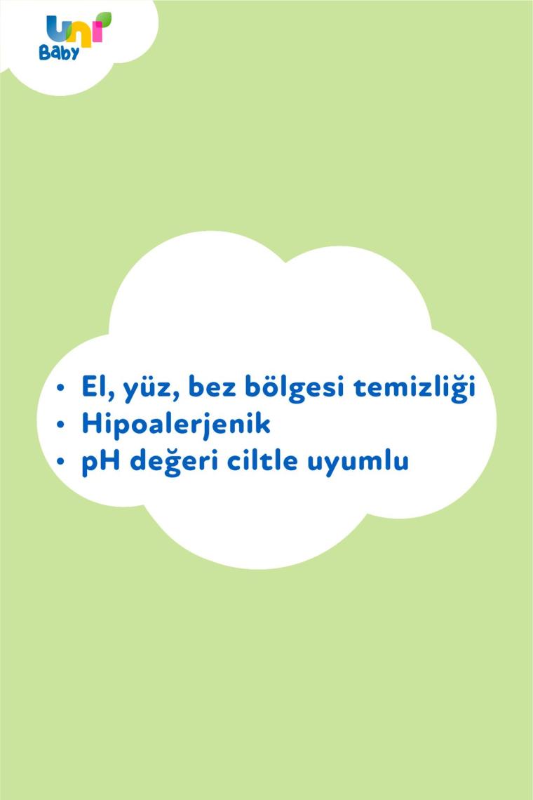 Uni Baby Hassas Dokunus Islak Mendil 12x52 (624 Yaprak)