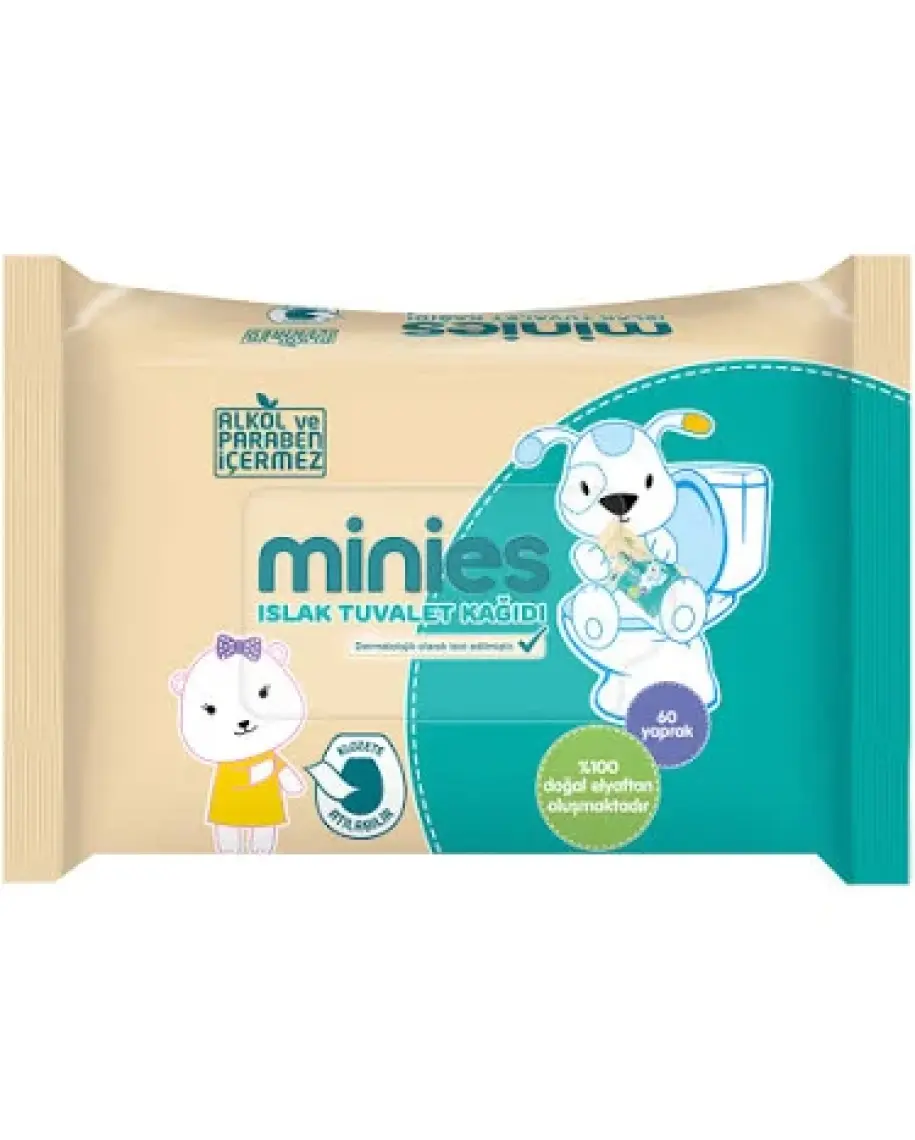 Minies Islak Mendil 60 Yaprak