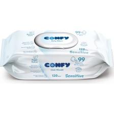 Confy Premium Sensitive Islak Mendil 120 Yaprak