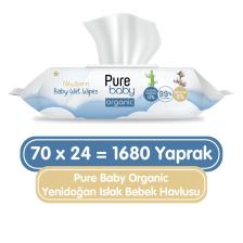 Organic Yenidoğan Islak Havlu 24x70 (1680 YAPRAK)