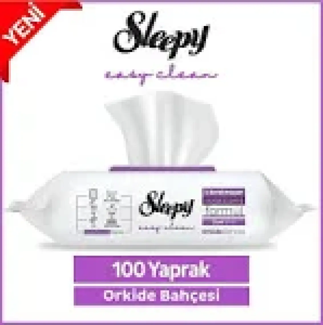 Sleepy Easy Clean Yüzey Temizlik Havlusu&Mendili 100 Yaprak