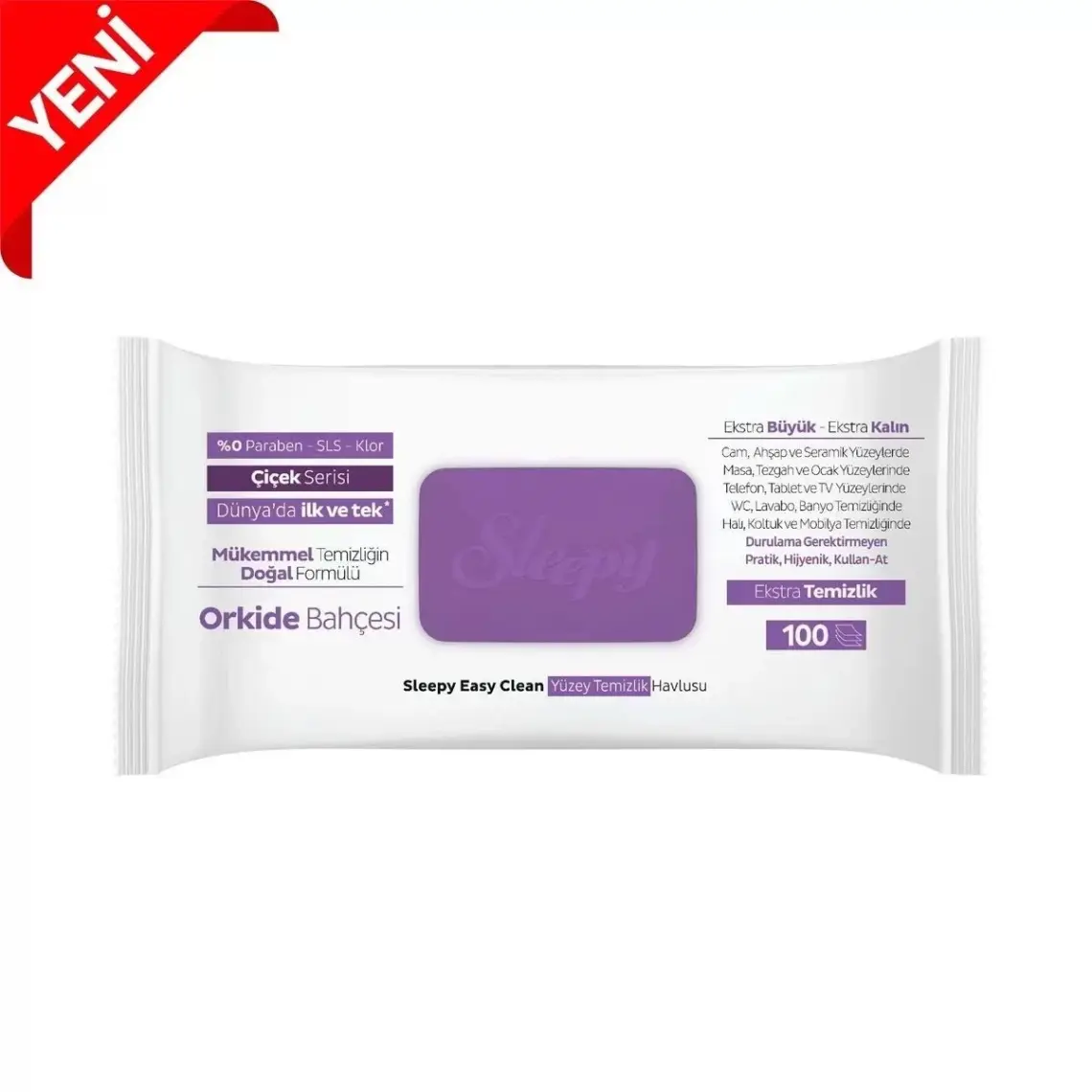 Sleepy Easy Clean Yüzey Temizlik Havlusu&Mendili 100 Yaprak