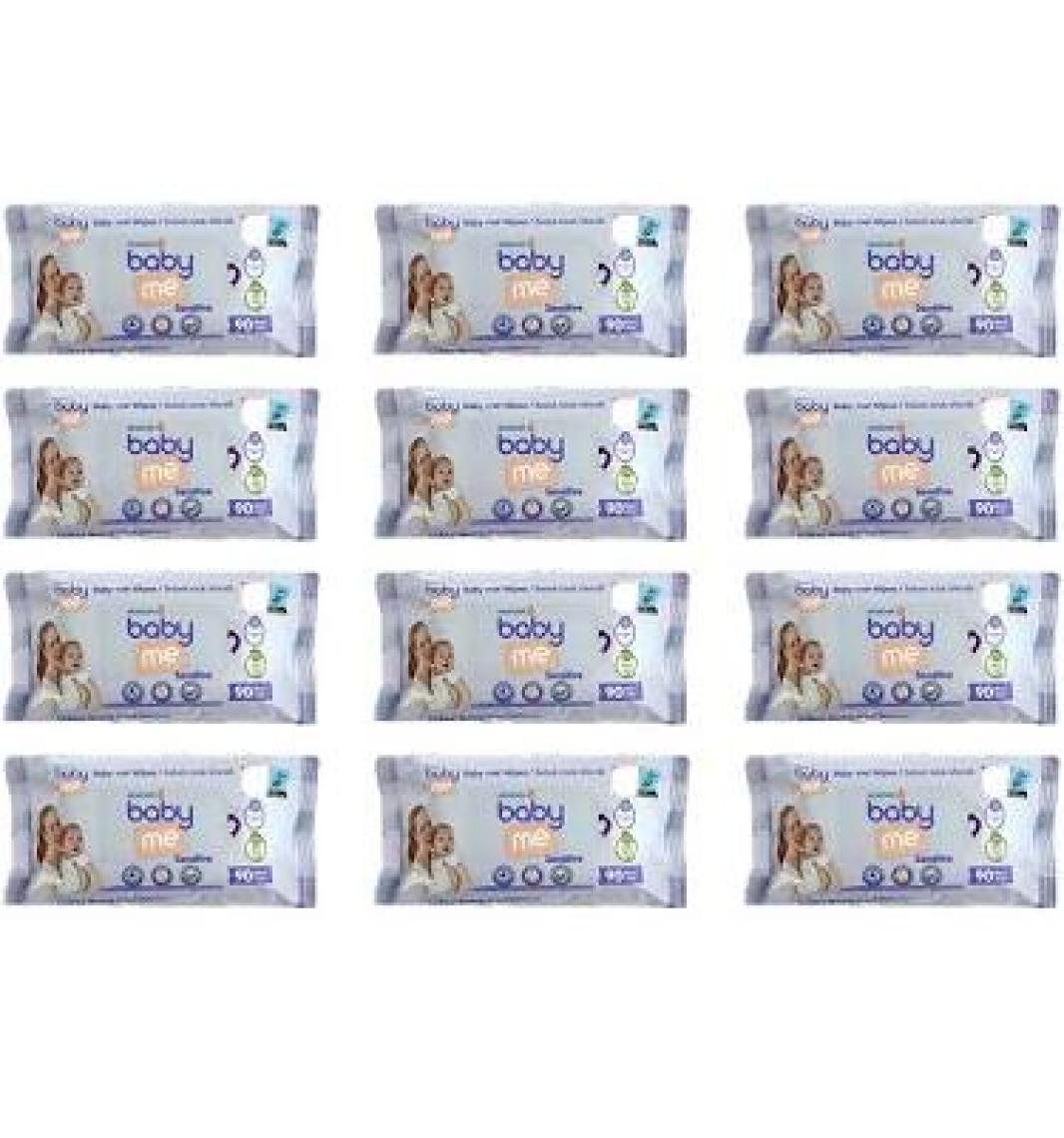Baby Me Sensitive Islak Mendil 12 x 90'lı
