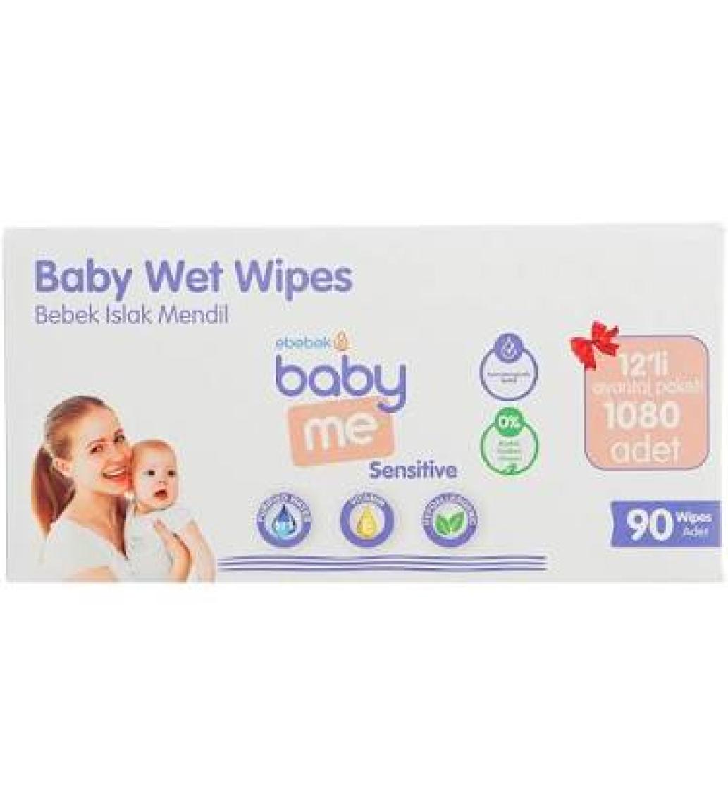 Baby Me Sensitive Islak Mendil 12 x 90'lı