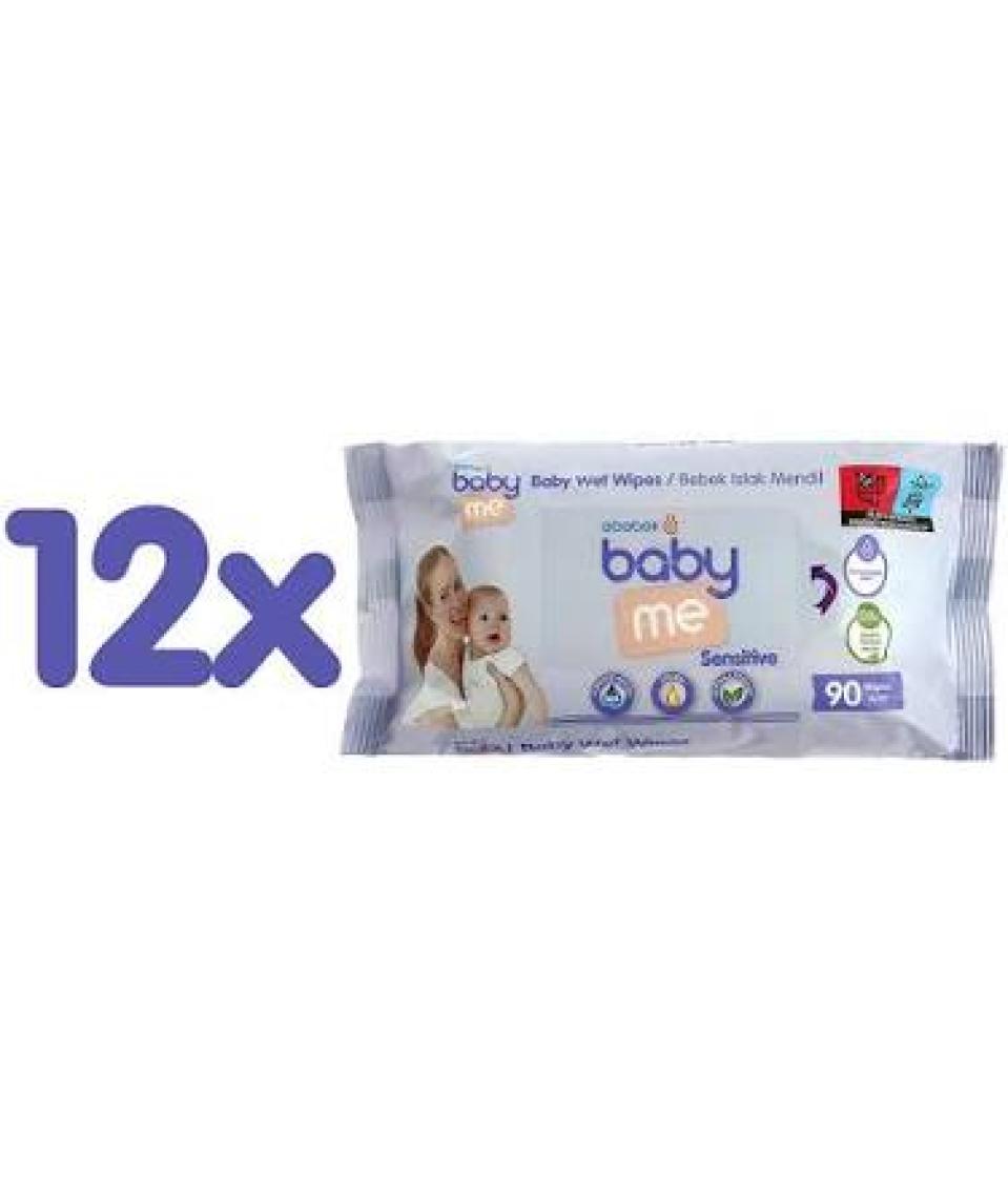 Baby Me Sensitive Islak Mendil 12 x 90'lı