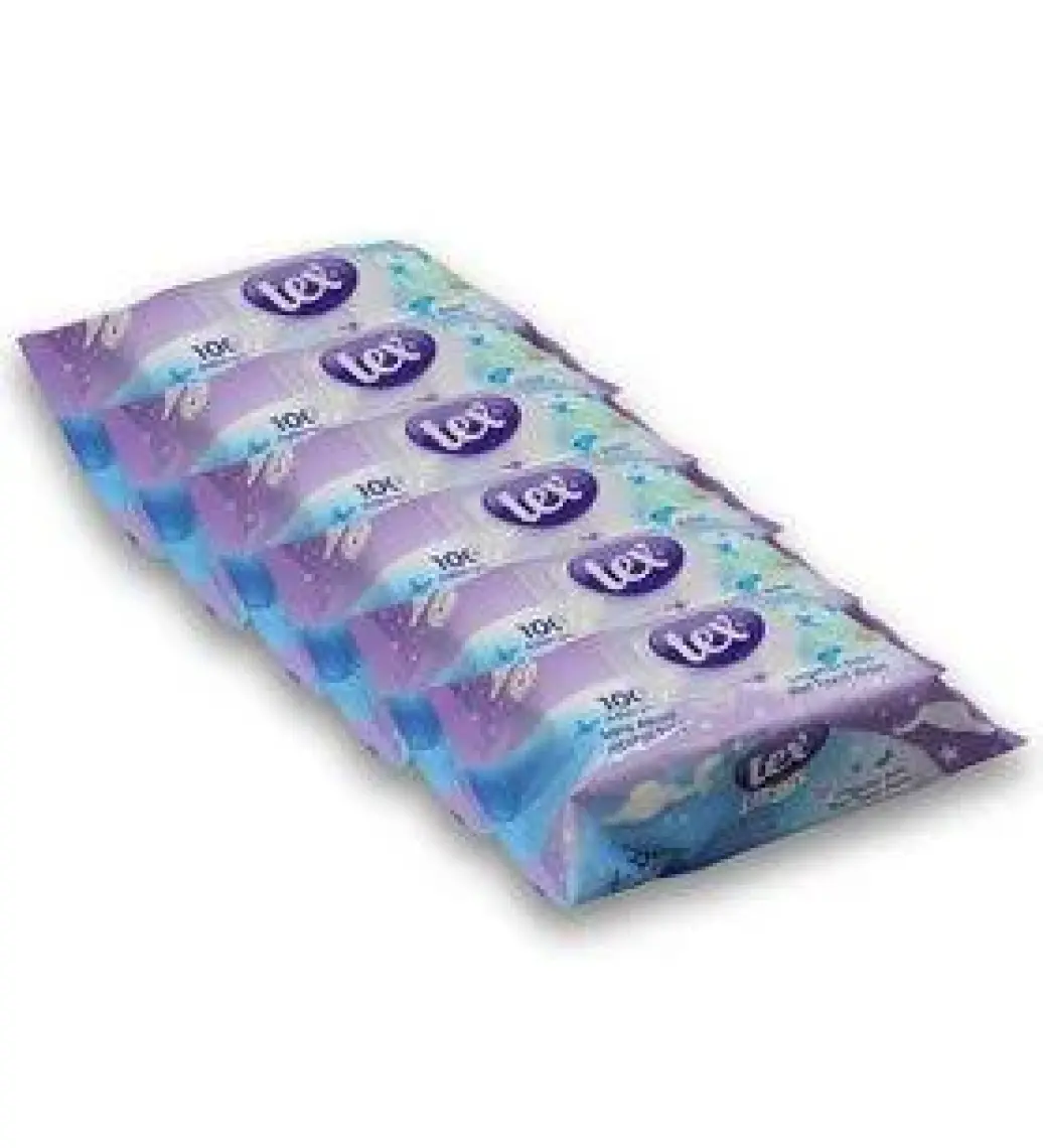 Tex ıslak Havlu Baby 100 Lu Mor Kapakli