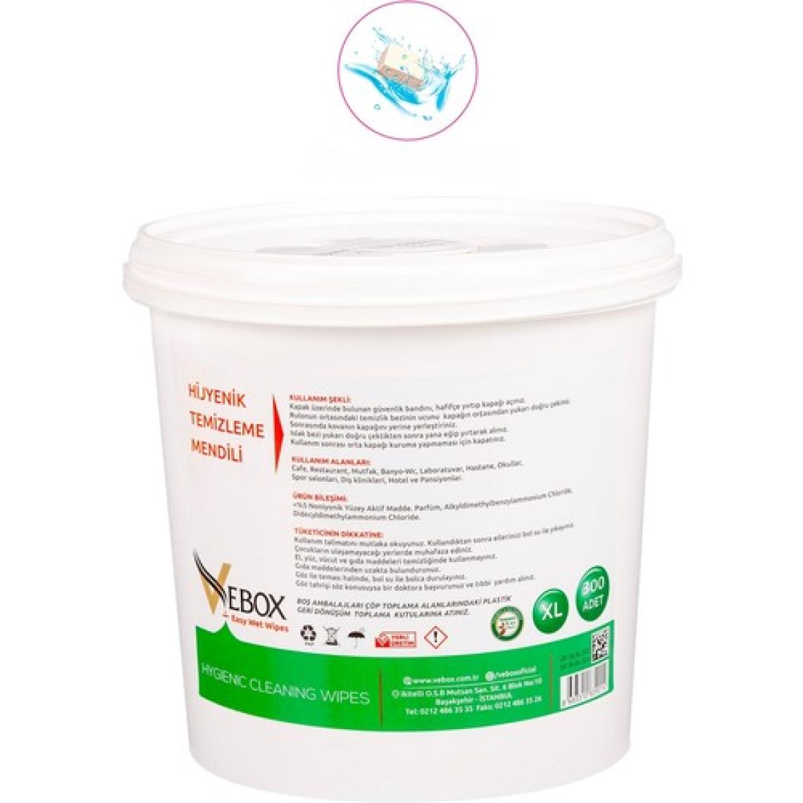 Vebox Easy Wet Wipes Beyaz Sabun Islak Mendil Eko 300 Yaprak