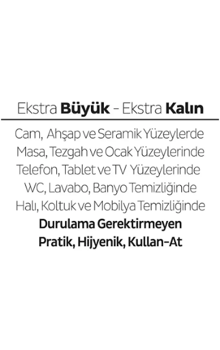 Sleepy Easy Clean Yüzey Temizlik Havlusu&Mendili 100 Yaprak
