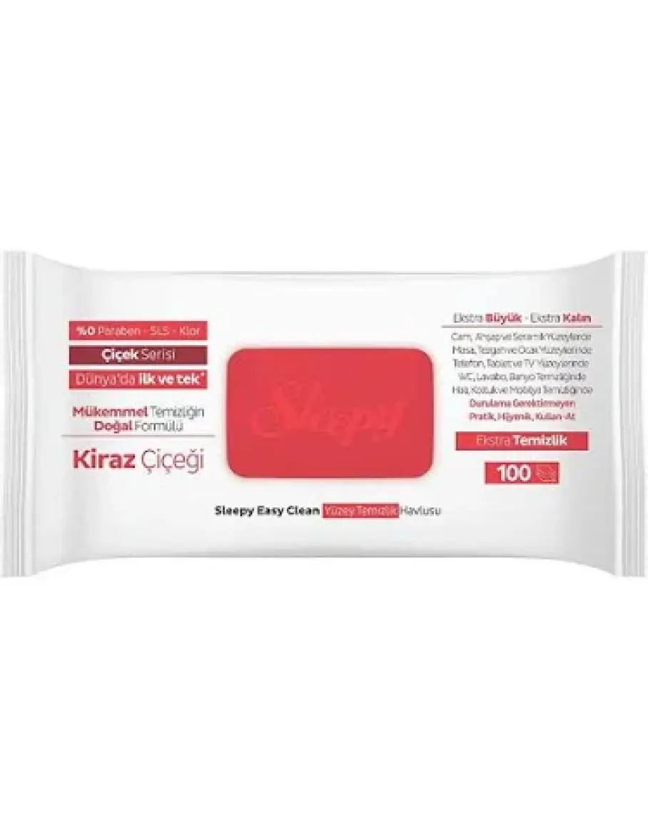 Sleepy Easy Clean Yüzey Temizlik Havlusu&Mendili 100 Yaprak