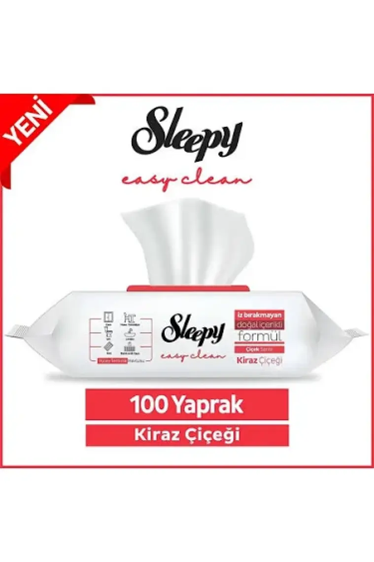 Sleepy Easy Clean Yüzey Temizlik Havlusu&Mendili 100 Yaprak
