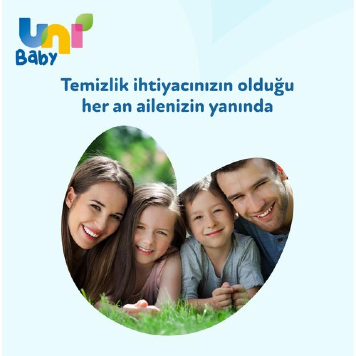 Uni Baby Aile 90 Yaprak 12'li Paket Islak Mendil