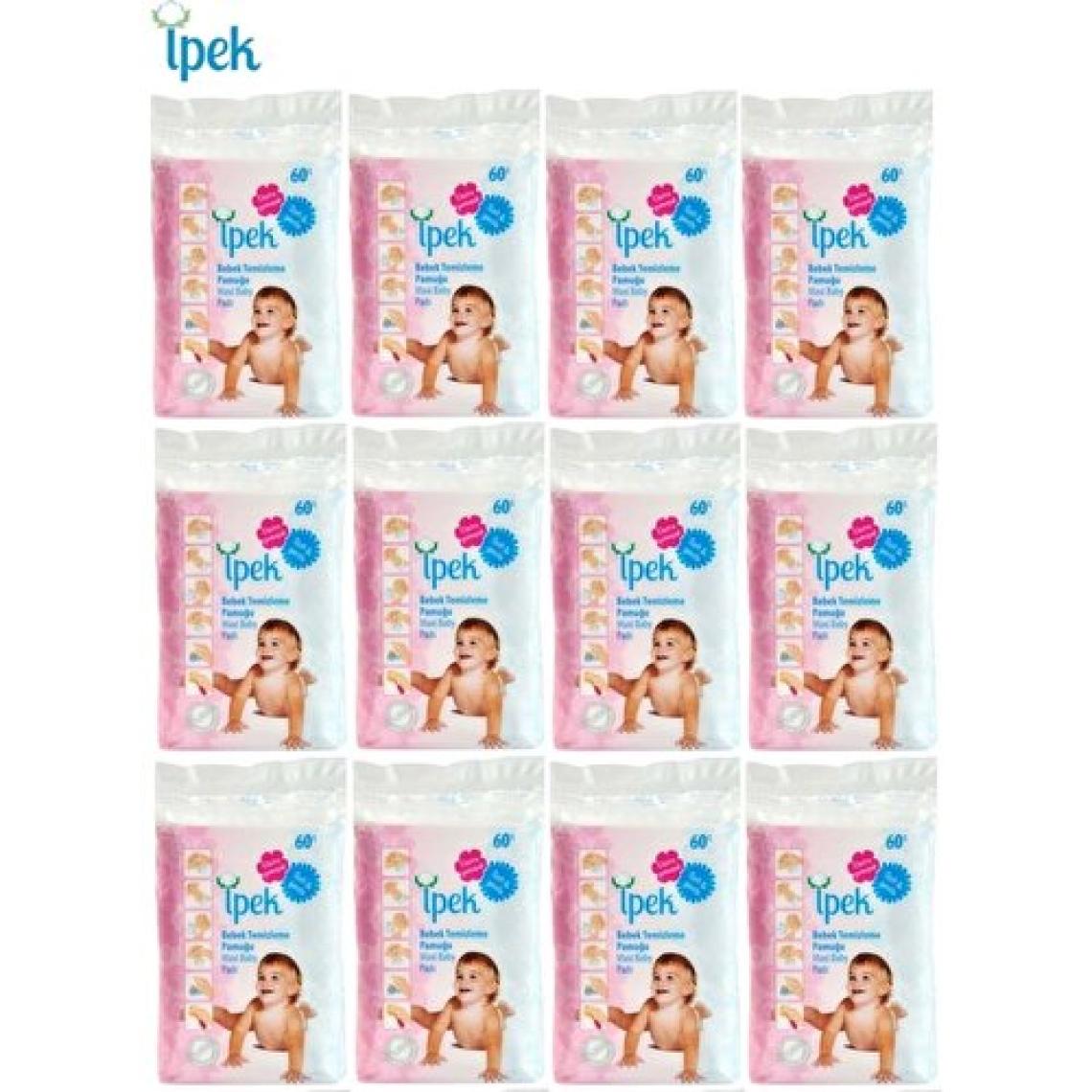 İpek Bebek Temizleme Pamuğu 720 Adet (12PK*60)